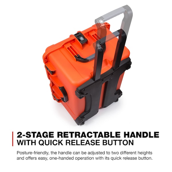 Nanuk Cases Various compartments, NK-7 High Impact Polypropylene, 26 H x 15 W - 960S-010OR-0A0