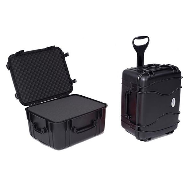 Seahorse Seahorse 1220 Large Wheeled Case with Foam- Black - 1220FBK