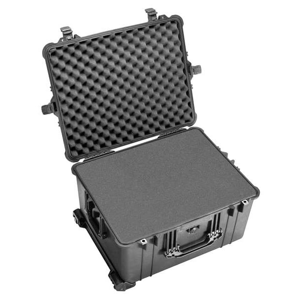 Pelican Black Protective Case, 24.76"L x 19.57"W x 13.9"D - 1620