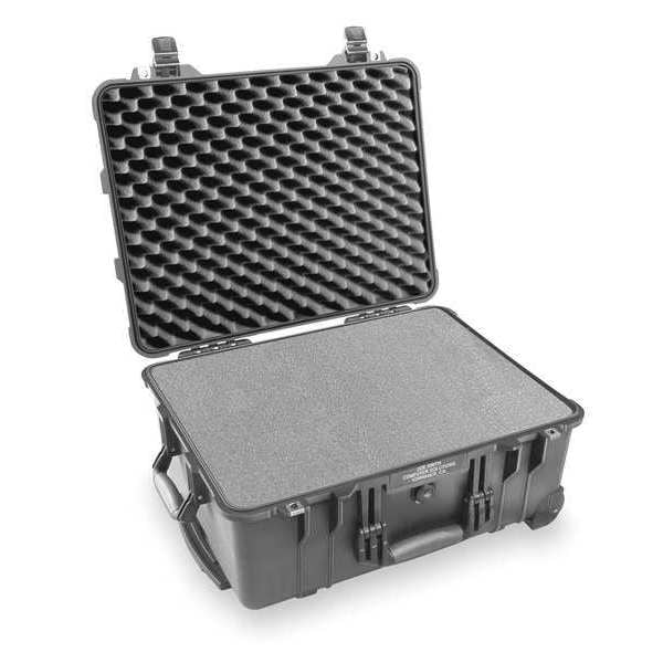 Pelican Black Protective Case, 22.07"L x 17.9"W x 10.4"D - 1560