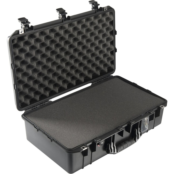 Pelican Black Protective Case, 24.76"L x 15.4"W x 8.24"D - 1555AIR