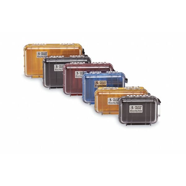 Pelican Black Micro Case, 7-1/2"L x 5.06"W x 2.12"D - 1040S