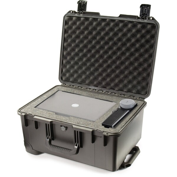 Pelican Black Protective Case, 21.2" L x 16" W x 10.6" D - IM2620