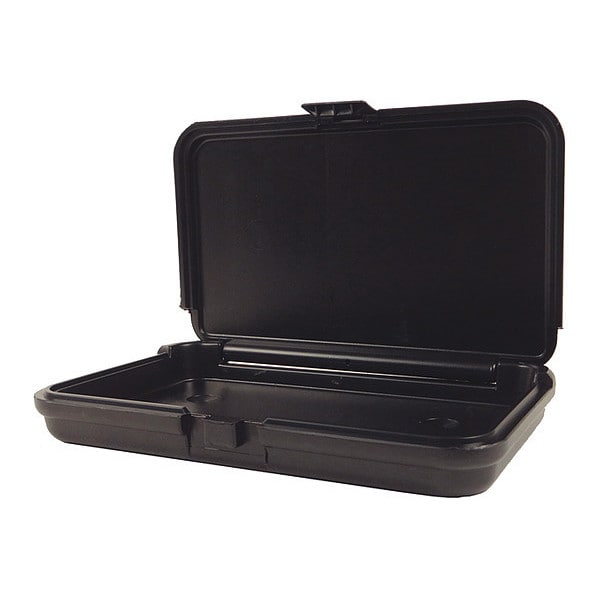 Platt Black Blow-Molded Case, 9"L x 5-1/2"W x 1-1/2"D - 209