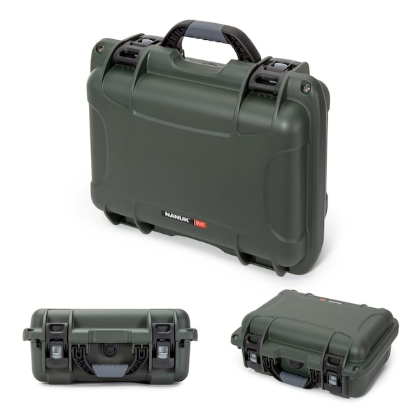 Nanuk Cases Case, Olive, 915S-000OL-0A0 - 915S-000OL-0A0