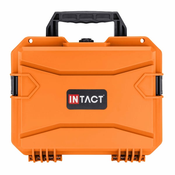 Eylar Intact 3.8in Stacker Series Compact Hard Gear Case with Foam Orange - NG00011-ORG