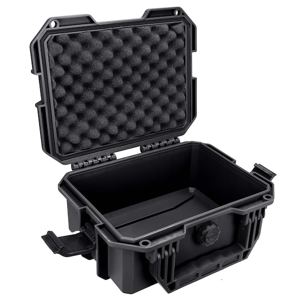 Eylar Intact 11.8in Stacker Series Compact Hard Gear Case with Foam - NG00010-BLK
