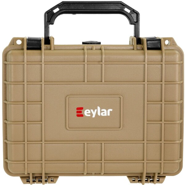 Eylar 9.12in Compact Gear Hard Case Waterproof with Foam Tan - SA00042-TAN