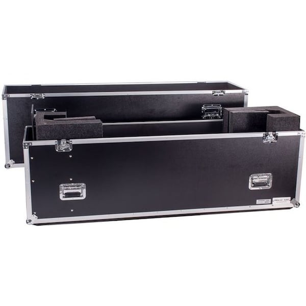 Deejay Led Fly Drive Case For One 70-in LED Television or Monitor or Similarly Sized Equipment w/Wheels - TBH1LED70WHEELS