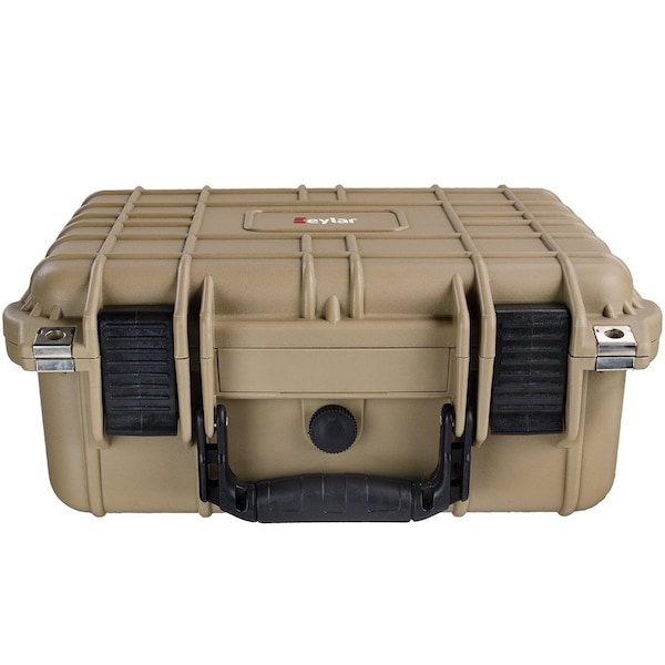 Eylar Compact 13.37in Gear Hard Case Waterproof w/ Foam Tan - SA00001-TAN