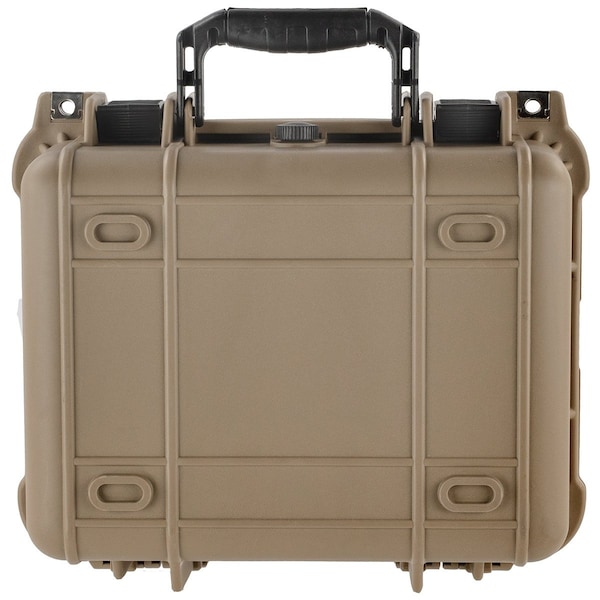 Eylar Compact 13.37in Gear Hard Case Waterproof w/ Foam Tan - SA00001-TAN