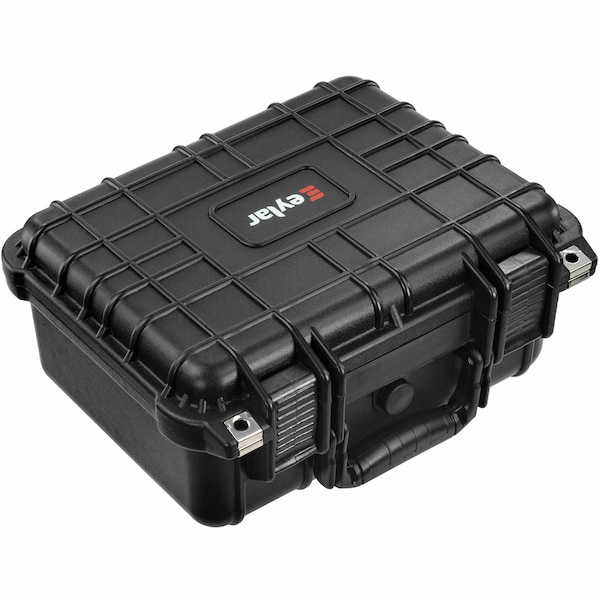 Eylar Compact 13.37in Gear Hard Case Waterproof w/ Foam Black - SA00001