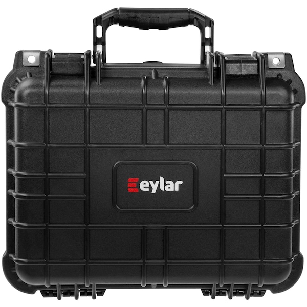 Eylar Compact 13.37in Gear Hard Case Waterproof w/ Foam Black - SA00001