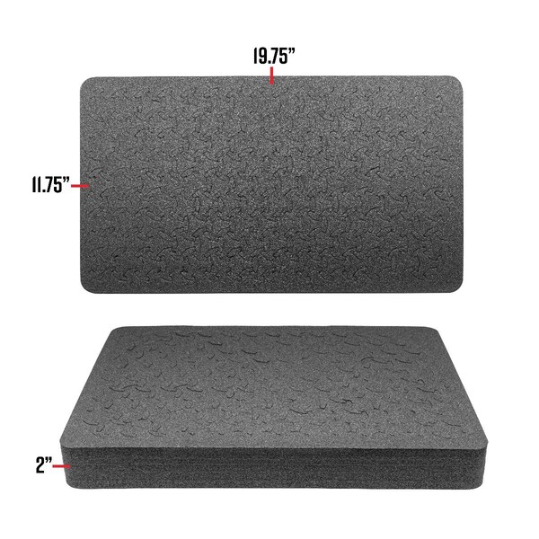 Eylar 22in Carry-On Roller Hard Case With Ragar Reconfigurable & Reusable Crosslinked Foam Insert - SA00034-WHI-RG-XP