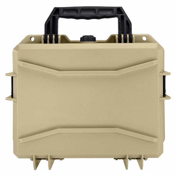 Eylar Intact 13.8in Stacker Series Compact Hard Gear Case with Foam Tan - NG00011-TAN