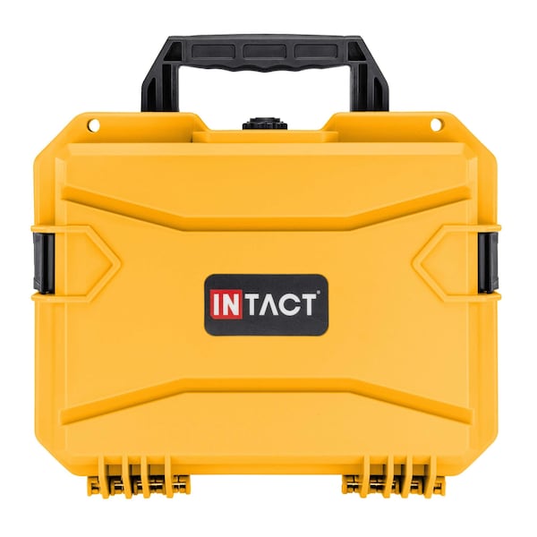Eylar Intact 13.8in Stacker Series Compact Hard Gear Case with Foam Yellow - NG00011-YLW