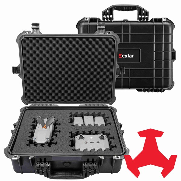 Eylar 20in Large Hard Case Equipped With Ragar Reconfigurable & Reusable XP Crosslinked Foam Insert - SA00002-BLK-RG-XP