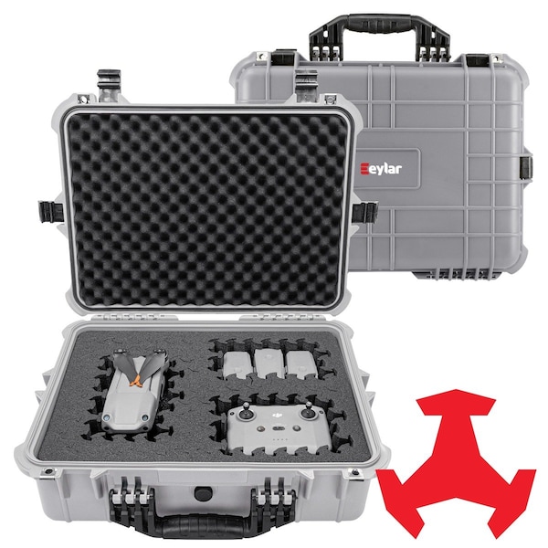 Eylar 20in Large Hard Case Equipped With Ragar Reconfigurable & Reusable XP Crosslinked Foam Insert - SA00002-GRA-RG-XP