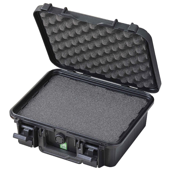Multicomp Pro Storage Case, Plastic, 4.13in. H x 11.42in. W x 8.66in. D, Black - MP010989