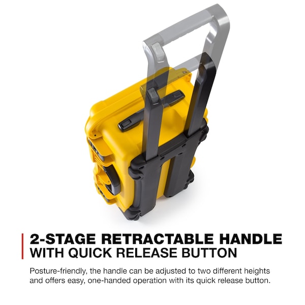 Nanuk Cases Yellow Protective Case, 22"L x 14"W x 9"D - 935S-010YL-0A0
