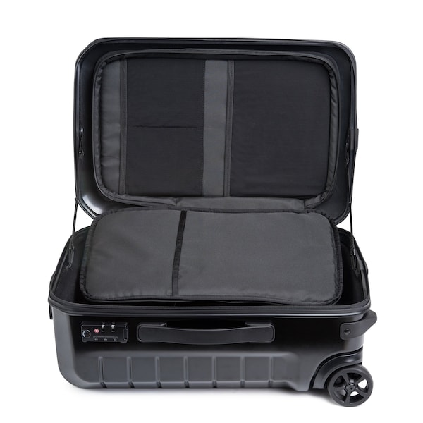 Shell-Case Hybrid 550 lightweight protective wheeled carry-on case 19.5 x 12.6 x 6.9 in, with Pouch & Dividers - STA-500-B53