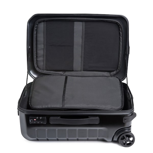 Shell-Case Hybrid 550 lightweight protective wheeled carry-on case 19.5 x 12.6 x 6.9 in, with Pouch & Dividers - STA-500-B53