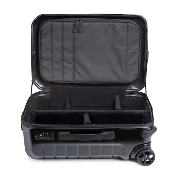 Shell-Case Hybrid 550 lightweight protective wheeled carry-on case 19.5 x 12.6 x 6.9 in, with Pouch & Dividers - STA-500-B53