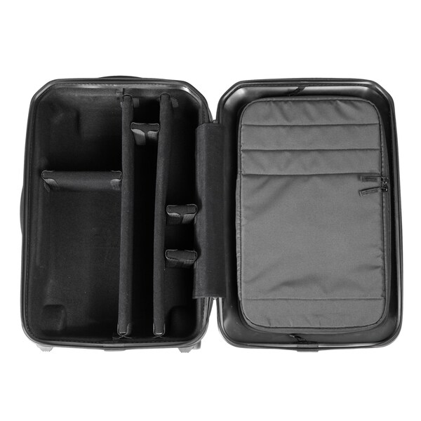 Shell-Case Hybrid 550 lightweight protective wheeled carry-on case 19.5 x 12.6 x 6.9 in, with Pouch & Dividers - STA-500-B53