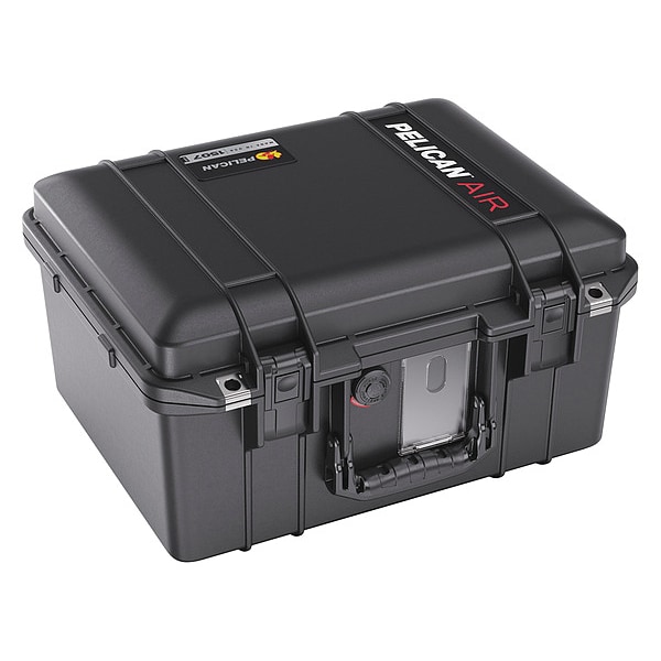 Pelican Prot Air Case, 6.49 in, Press and Pull, Black - 015070-0041-110