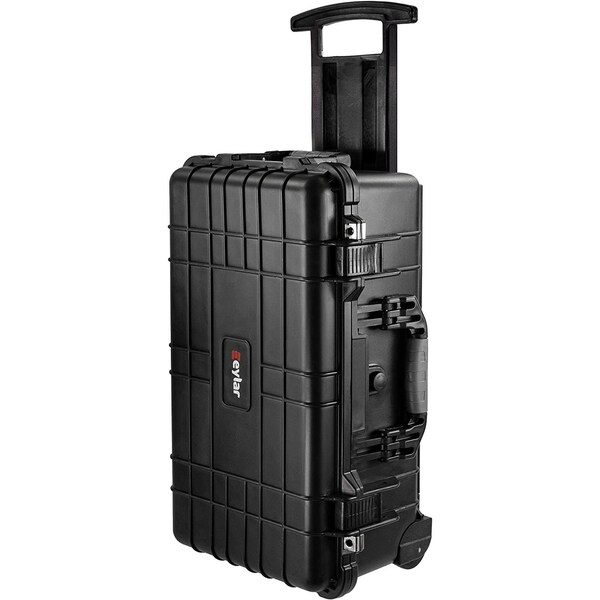 Eylar 22in Carry-On Travel Roller Gear Hard Case Waterproof w/ Foam Black - SA00034