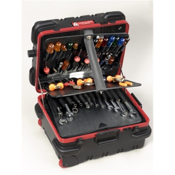 Chicago Case Co RMMST9CARTMH Military Ready Black Tool Case - 95-8580