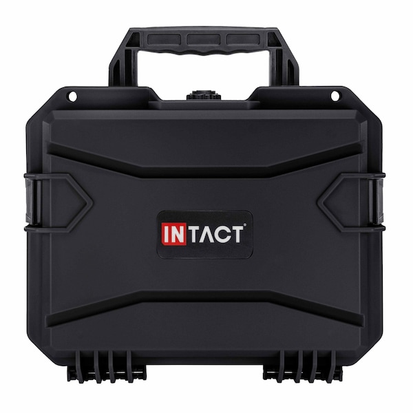 Eylar Intact 13.8in Stacker Series Compact Hard Gear Case with Foam Black - NG00011-BLK
