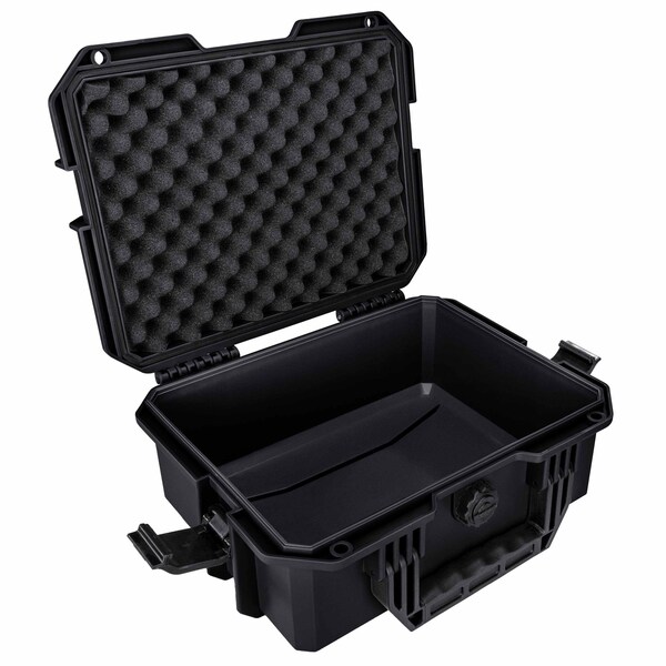 Eylar Intact 13.8in Stacker Series Compact Hard Gear Case with Foam Black - NG00011-BLK