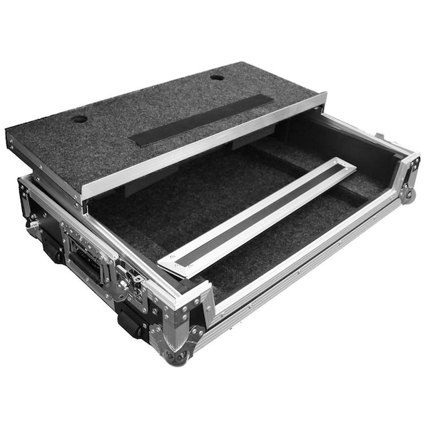 Deejay Led Fly Drive Case For RANE ONE Pro DJ Controller or Similarly Sized Equipment w/Laptop Shelf w/Wheels - TBHONELT