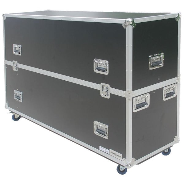 Antakipro Fly Drive Case For Two 70-inch LED or Plasma Displays with Caster Board - AP-2LED70W