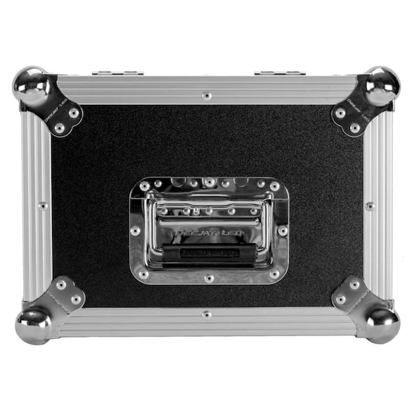 Deejay Led Fly Drive Case For Twelve Handheld Microphones w/Storage Compartment or Similarly Sized Equipment w - TBHMIC12S