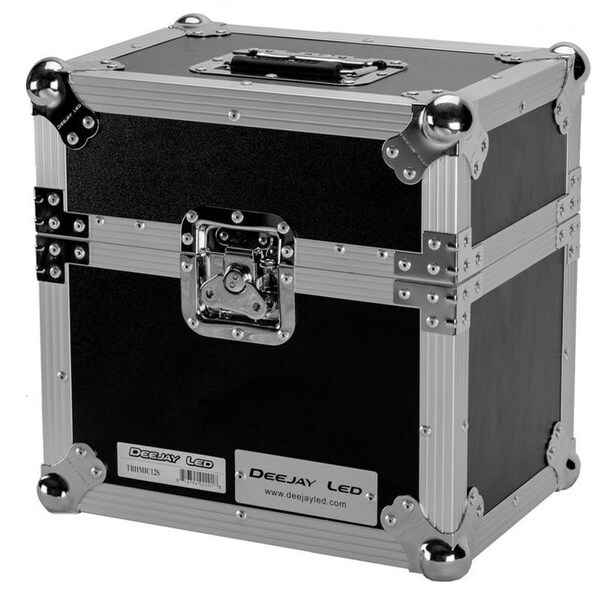 Deejay Led Fly Drive Case For Twelve Handheld Microphones w/Storage Compartment or Similarly Sized Equipment w - TBHMIC12S