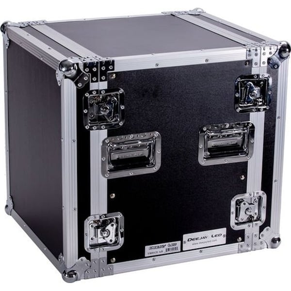 Deejay Led 12u Space Professional DJ Amplifier Fly Drive Case - 18-Inch Body Depth - TBH12UAD