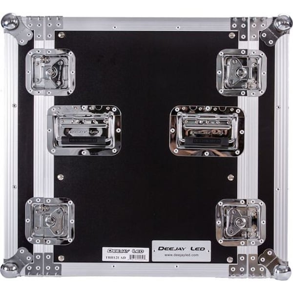 Deejay Led 12u Space Professional DJ Amplifier Fly Drive Case - 18-Inch Body Depth - TBH12UAD