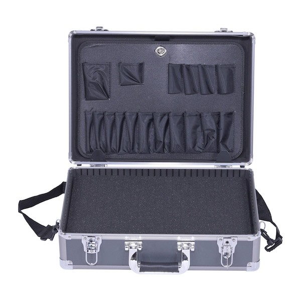 Vestil Aluminum, Gray, 6 W x 18 D x 14.5 H - CASE-1813