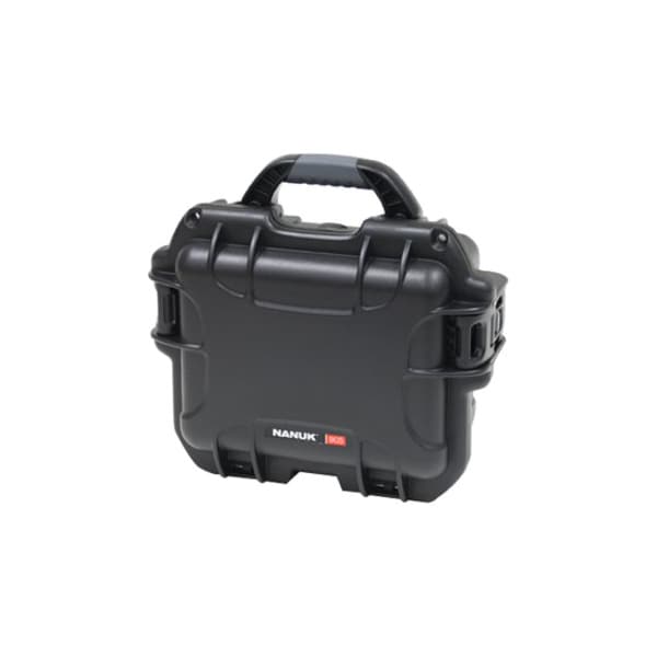 Nanuk Cases Black Protective Case, 12-1/2"L x 10.1"W x 6"D - 905S-000BK-0A0
