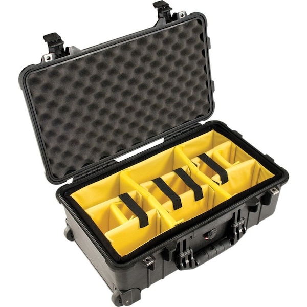 Pelican Black Protective Case, 22"L x 14"W x 9"D - 015100-0050-110