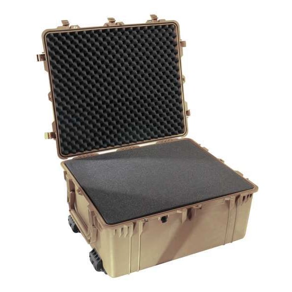 Pelican Desert Tan Protective Case, 33.4"L x 28.4"W x 17.65"D - 1690-000-190
