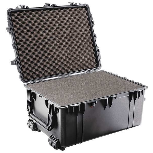 Pelican Black Protective Case, 31.28"L x 24.2"W x 17.48"D - 1630