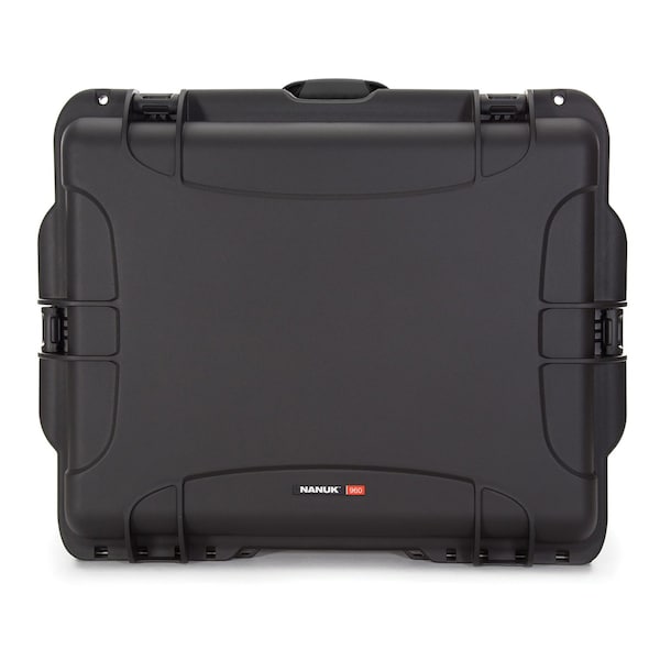 Nanuk Cases Black Protective Case, 25-3/8"L x 20"W x 14-1/2"D - 960S-010BK-0A0