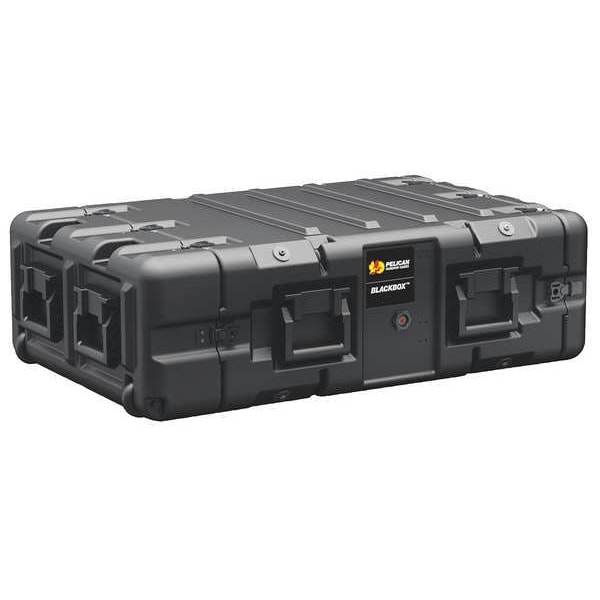 Pelican Black Protective Case, 38-1/2"L x 24.6"W x 11.4"D - BLACKBOX-3U