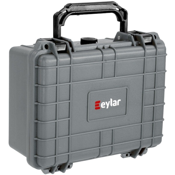 Eylar 9.12in Compact Gear Hard Case Waterproof with Foam Gray - SA00042-GRA