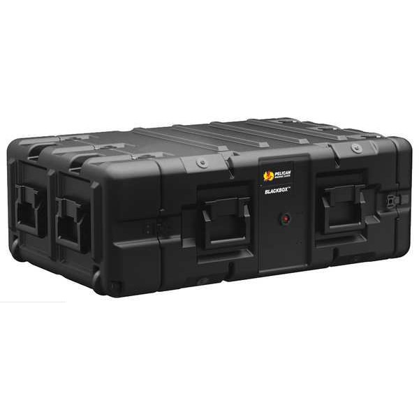 Pelican Black Protective Case, 38-1/2"L x 24.6"W x 13.1"D - BLACKBOX-4U
