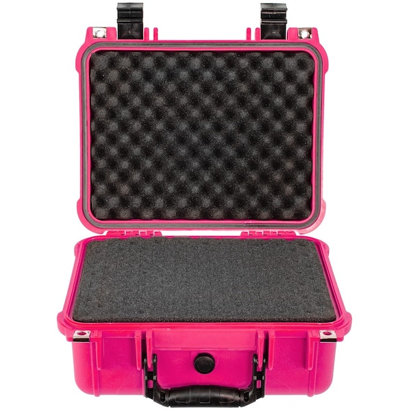 Eylar Compact 13.37in Gear Hard Case Waterproof w/ Foam Pink - SA00001-PIN