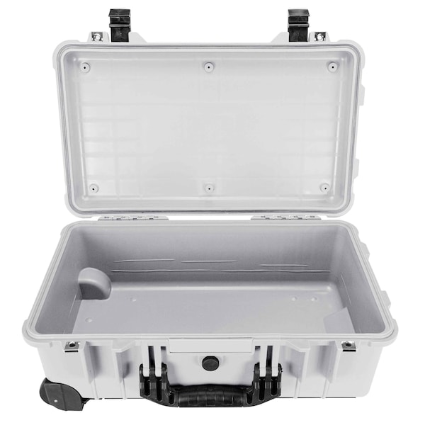 Eylar 22in Carry-On Travel Roller Gear Hard Case Waterproof w/ Foam White - SA00034-WHI